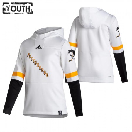 Pittsburgh Penguins Blank 2020-21 Reverse Retro Pullover Mikiny Hooded - Dětské